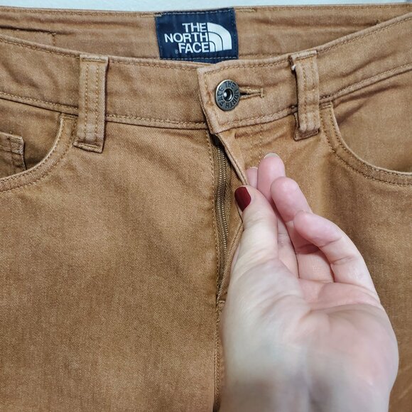THE NORTH FACE Tungsted Pants Slim Leg Stretch Mid-Rise Terracotta Women 4 x 28" - Picture 3 of 13